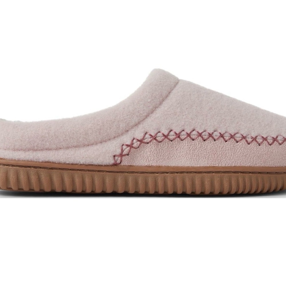 Dearfoams Cozy Comfort Women's Mixed Material Clog Slippers Size 5/6